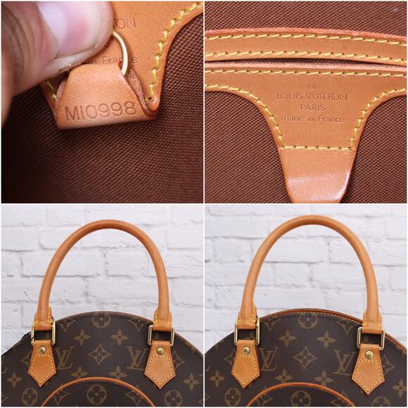 Louis Vuitton Ellipse PM Monogram Satchel Purse Handbag Tote LV Leather A2893 - Picture 2 of 8